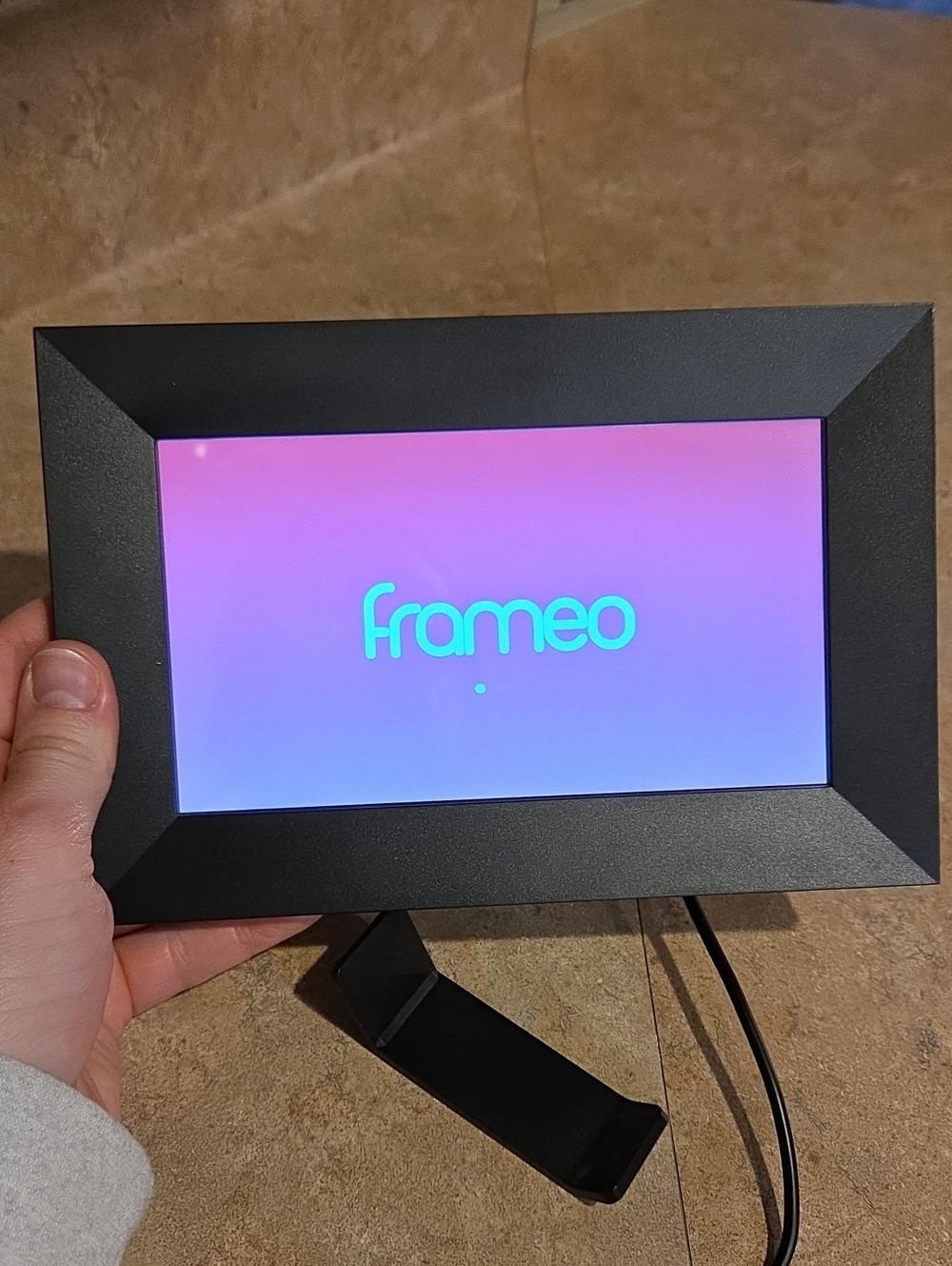 4x6 Frameo Digital Photo Frame in Black